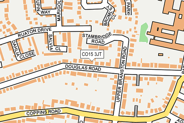 CO15 3JT map - OS OpenMap – Local (Ordnance Survey)