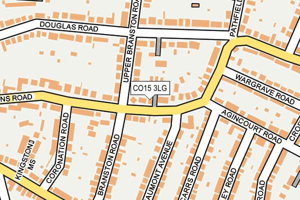 CO15 3LG map - OS OpenMap – Local (Ordnance Survey)