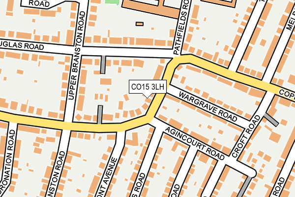 CO15 3LH map - OS OpenMap – Local (Ordnance Survey)