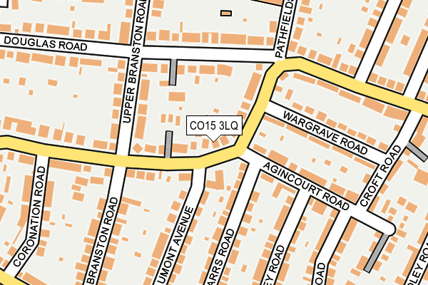 CO15 3LQ map - OS OpenMap – Local (Ordnance Survey)
