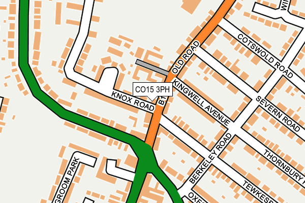 CO15 3PH map - OS OpenMap – Local (Ordnance Survey)