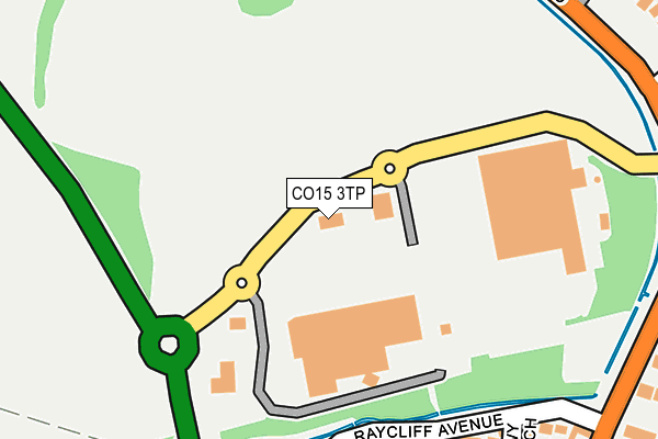 CO15 3TP map - OS OpenMap – Local (Ordnance Survey)