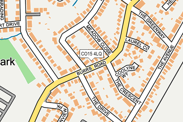 CO15 4LQ map - OS OpenMap – Local (Ordnance Survey)