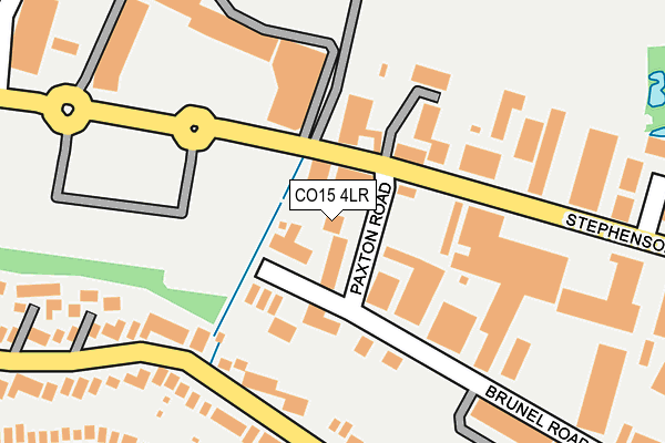 CO15 4LR map - OS OpenMap – Local (Ordnance Survey)