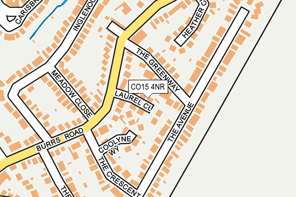 CO15 4NR map - OS OpenMap – Local (Ordnance Survey)