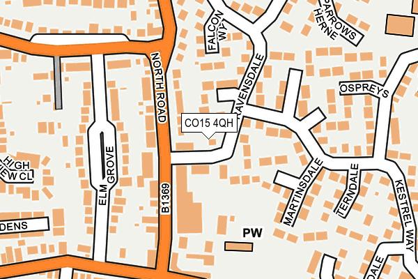 CO15 4QH map - OS OpenMap – Local (Ordnance Survey)
