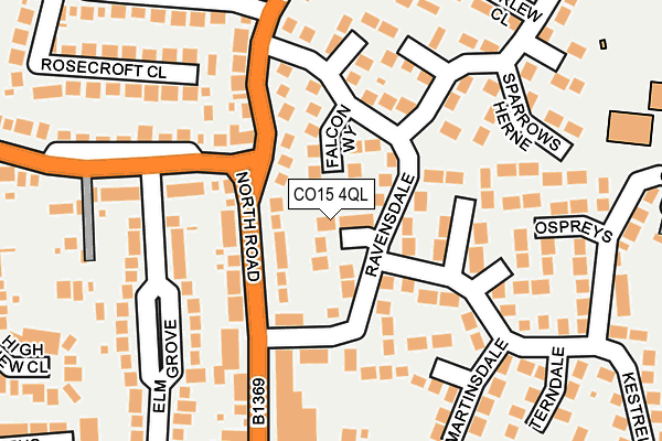 CO15 4QL map - OS OpenMap – Local (Ordnance Survey)