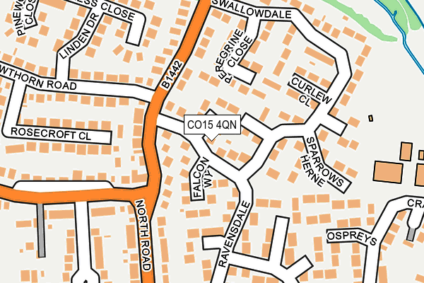 CO15 4QN map - OS OpenMap – Local (Ordnance Survey)