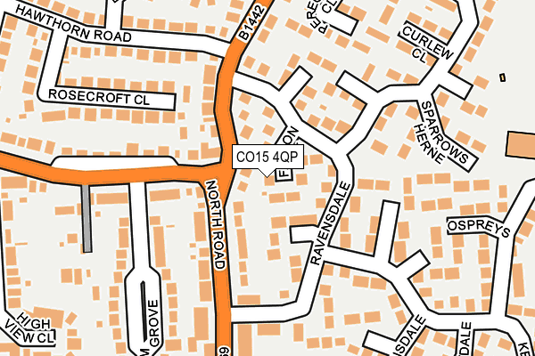 CO15 4QP map - OS OpenMap – Local (Ordnance Survey)