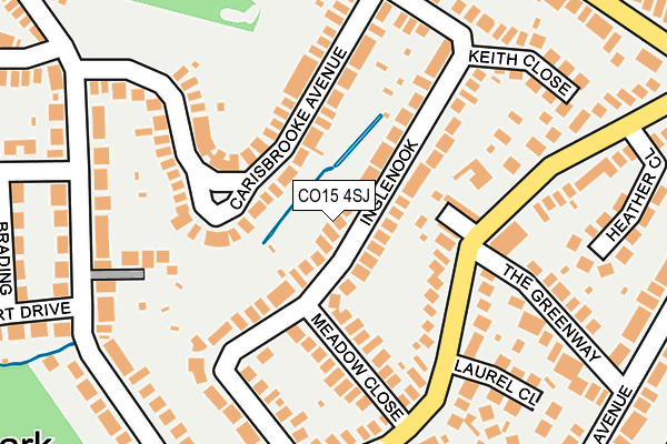 CO15 4SJ map - OS OpenMap – Local (Ordnance Survey)