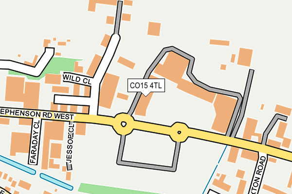 CO15 4TL map - OS OpenMap – Local (Ordnance Survey)