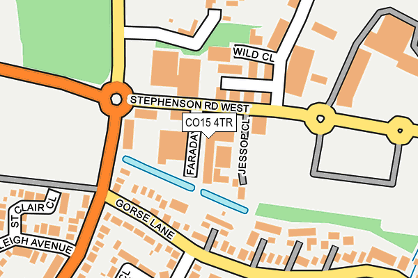 Map of LETCOURT LIMITED at local scale