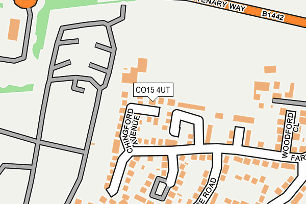 CO15 4UT map - OS OpenMap – Local (Ordnance Survey)