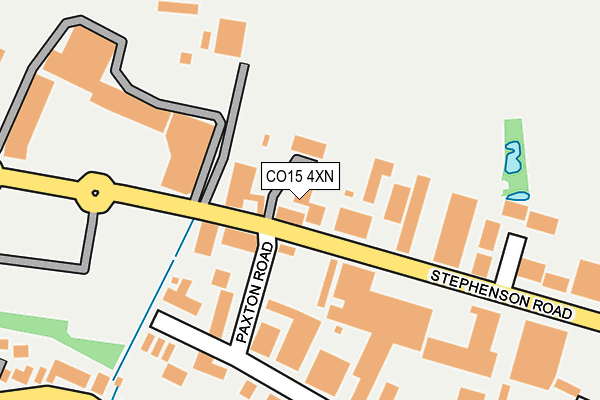 CO15 4XN map - OS OpenMap – Local (Ordnance Survey)