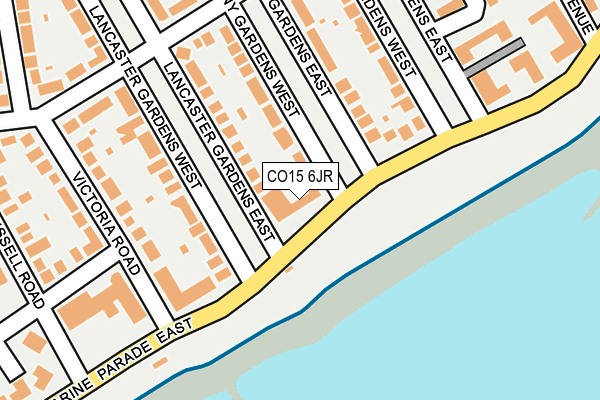 CO15 6JR map - OS OpenMap – Local (Ordnance Survey)