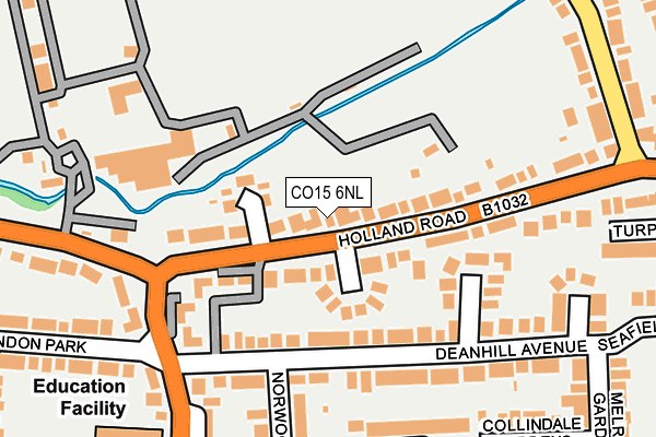 CO15 6NL map - OS OpenMap – Local (Ordnance Survey)