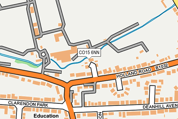 CO15 6NN map - OS OpenMap – Local (Ordnance Survey)