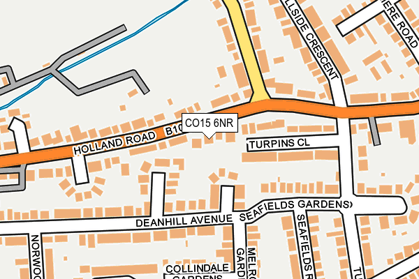 CO15 6NR map - OS OpenMap – Local (Ordnance Survey)