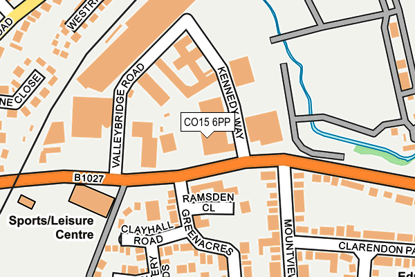 CO15 6PP map - OS OpenMap – Local (Ordnance Survey)