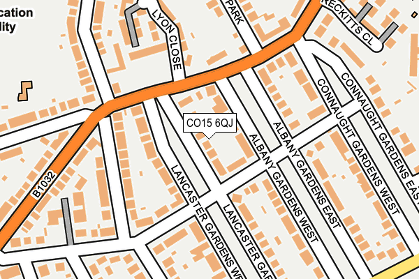 CO15 6QJ map - OS OpenMap – Local (Ordnance Survey)