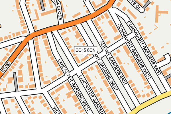 CO15 6QN map - OS OpenMap – Local (Ordnance Survey)