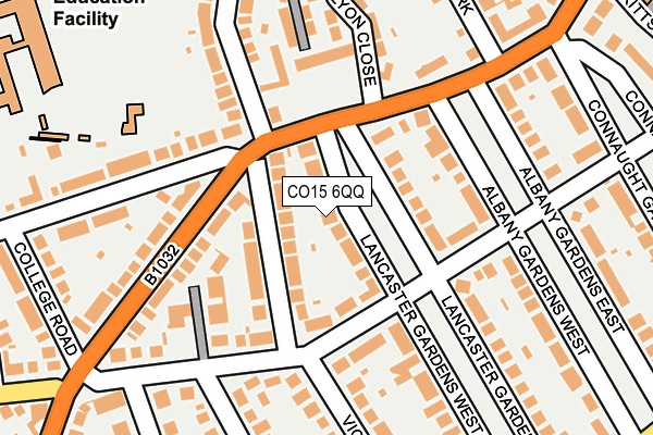 CO15 6QQ map - OS OpenMap – Local (Ordnance Survey)