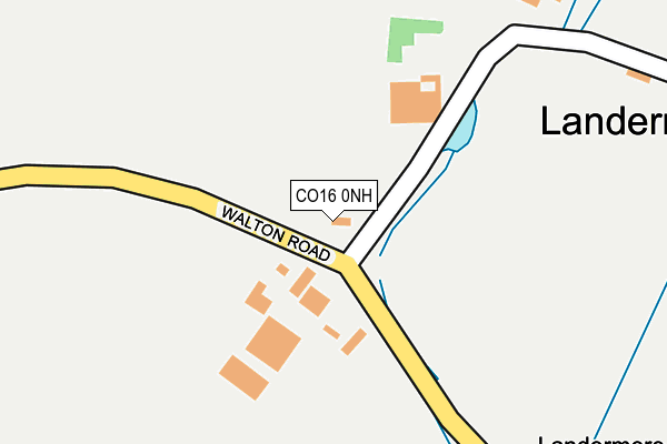 CO16 0NH map - OS OpenMap – Local (Ordnance Survey)
