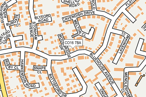 Map of SAN EXPRESS LTD at local scale