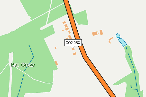 CO2 0BX map - OS OpenMap – Local (Ordnance Survey)