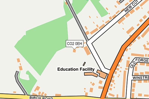 CO2 0EH map - OS OpenMap – Local (Ordnance Survey)