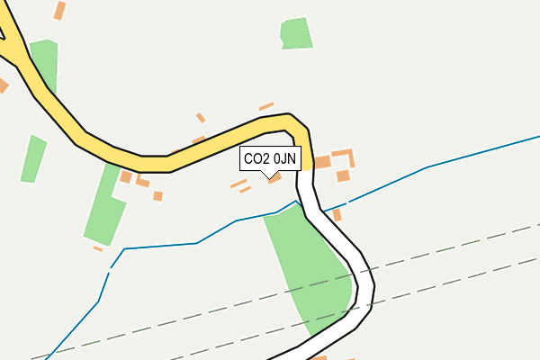 CO2 0JN map - OS OpenMap – Local (Ordnance Survey)