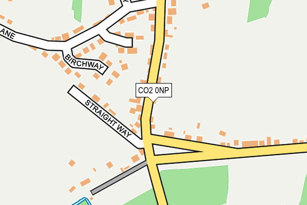 CO2 0NP map - OS OpenMap – Local (Ordnance Survey)