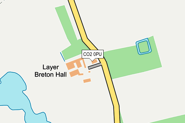 CO2 0PU map - OS OpenMap – Local (Ordnance Survey)