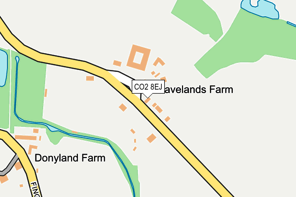 CO2 8EJ map - OS OpenMap – Local (Ordnance Survey)