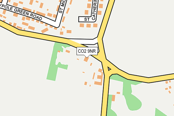 CO2 9NR map - OS OpenMap – Local (Ordnance Survey)