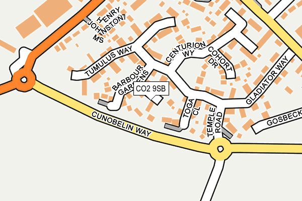 CO2 9SB map - OS OpenMap – Local (Ordnance Survey)