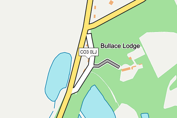 CO3 0LJ map - OS OpenMap – Local (Ordnance Survey)