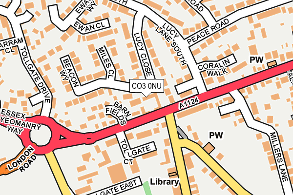 Map of LODGE PARK ESTATES LTD at local scale