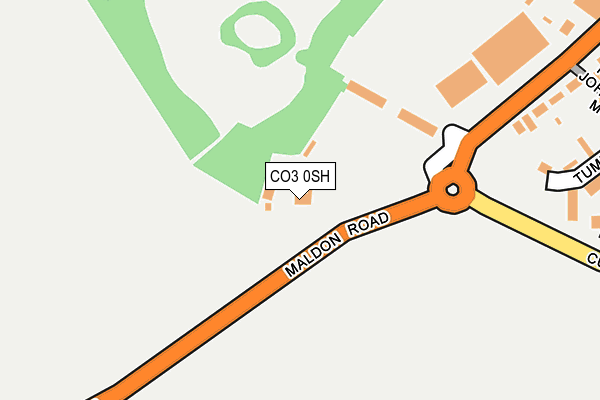 CO3 0SH map - OS OpenMap – Local (Ordnance Survey)