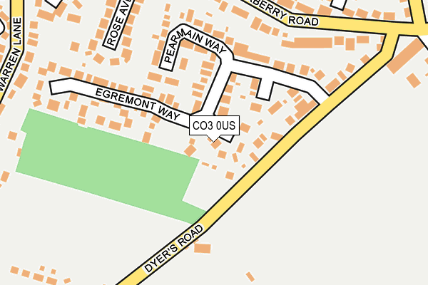 CO3 0US map - OS OpenMap – Local (Ordnance Survey)