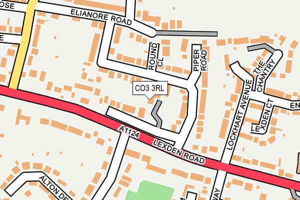 CO3 3RL map - OS OpenMap – Local (Ordnance Survey)