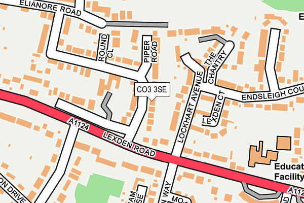 CO3 3SE map - OS OpenMap – Local (Ordnance Survey)
