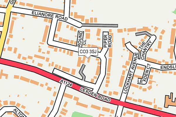 CO3 3SJ map - OS OpenMap – Local (Ordnance Survey)