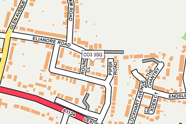 CO3 3SQ map - OS OpenMap – Local (Ordnance Survey)