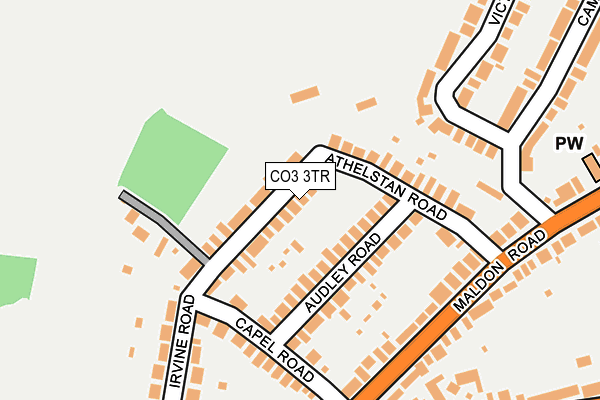 CO3 3TR map - OS OpenMap – Local (Ordnance Survey)