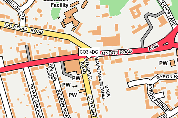 CO3 4DG map - OS OpenMap – Local (Ordnance Survey)