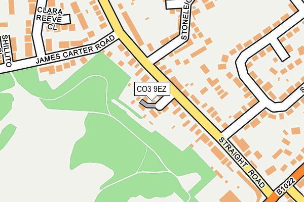 CO3 9EZ map - OS OpenMap – Local (Ordnance Survey)