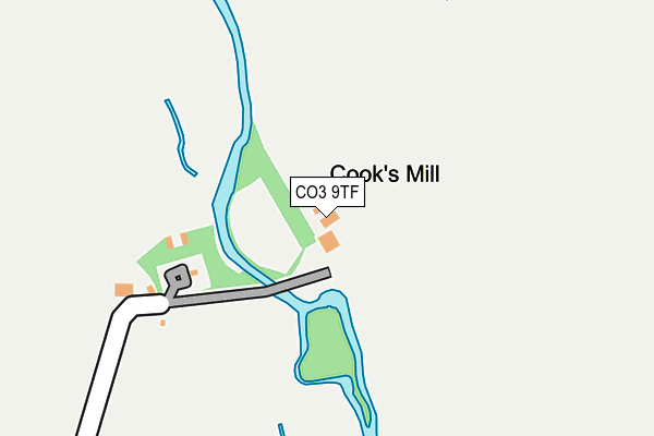 CO3 9TF map - OS OpenMap – Local (Ordnance Survey)