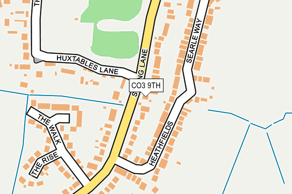 CO3 9TH map - OS OpenMap – Local (Ordnance Survey)