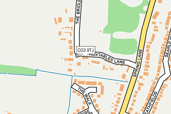 CO3 9TJ map - OS OpenMap – Local (Ordnance Survey)